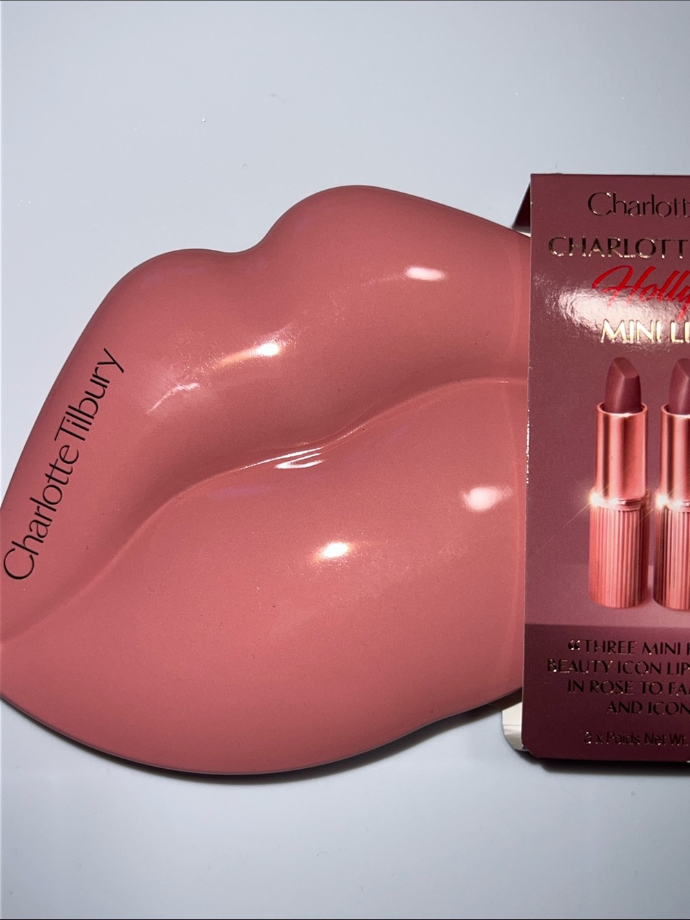 Charlotte Tilbury Charlottes Iconic Hollywood Mini Lip Trio in Rose Shades - Picture 4 of 5